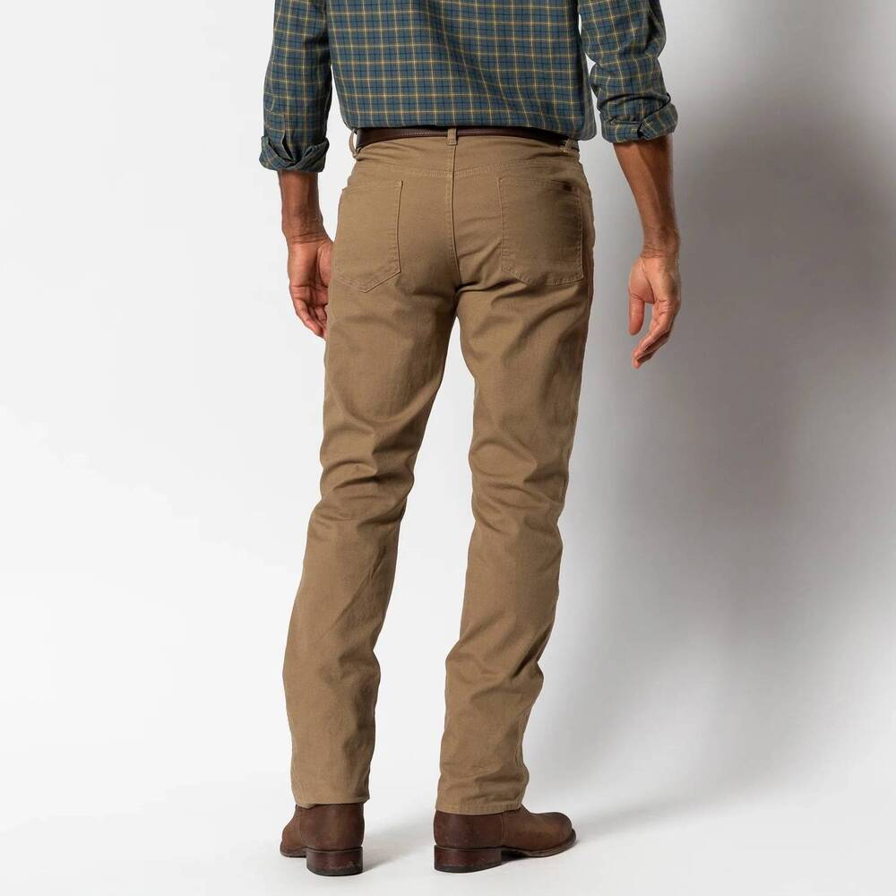 NEW DUCK HEAD pinpoint canvas 5 pocket pants in weathered oak - Picture 2 of 4